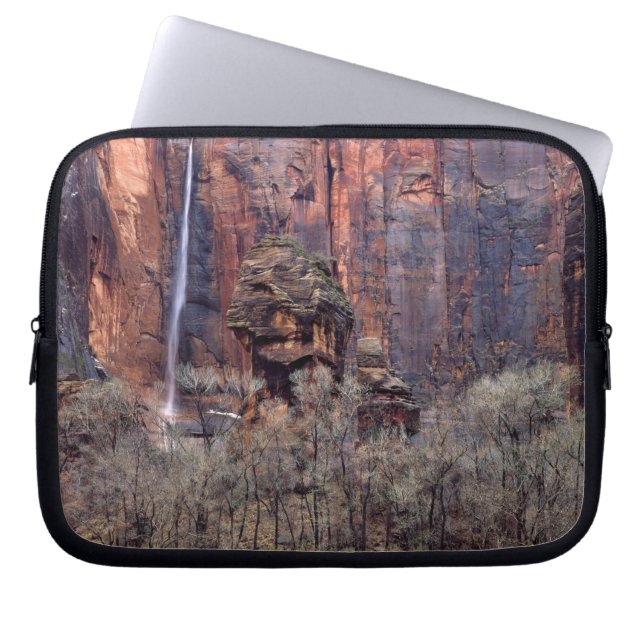 The Pulpit and ephemeral waterfall Laptop Sleeve (Front)