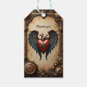 The pulsating heart of mechanics,  gift tags