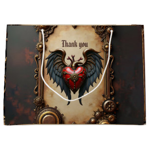 The pulsating heart of mechanics large gift bag