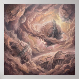 The pulse of a planet waking up poster