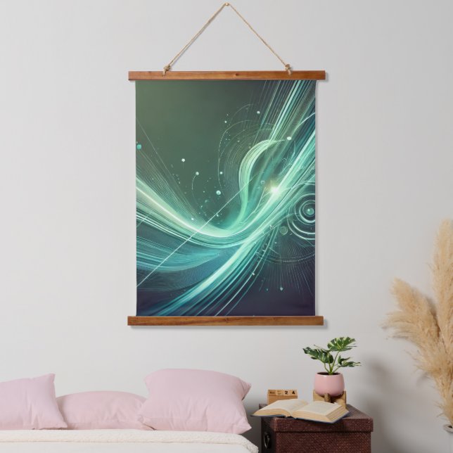The Pulse of Motion Hanging Tapestry (Bedroom)