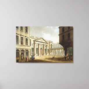 The Pump Room, from 'Bath Illustrated by a Series Canvas Print