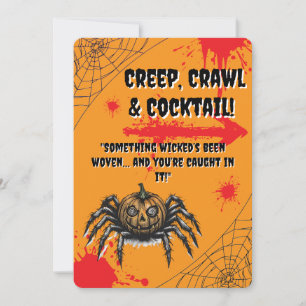 The Pumpkin Headed Crawler Invitation