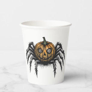 The Pumpkin-Headed Crawler Paper Cups