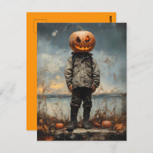 The Pumpkin-Headed Wanderer Postcard