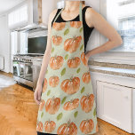 The Pumpkin Patch Apron<br><div class="desc">This pattern was created from one of my hand-painted watercolor designs. Get ready for all things fall with this adorable design! Thanks for stopping by and thanks for supporting independant artists!</div>