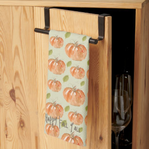 The Pumpkin Patch Tea Towel