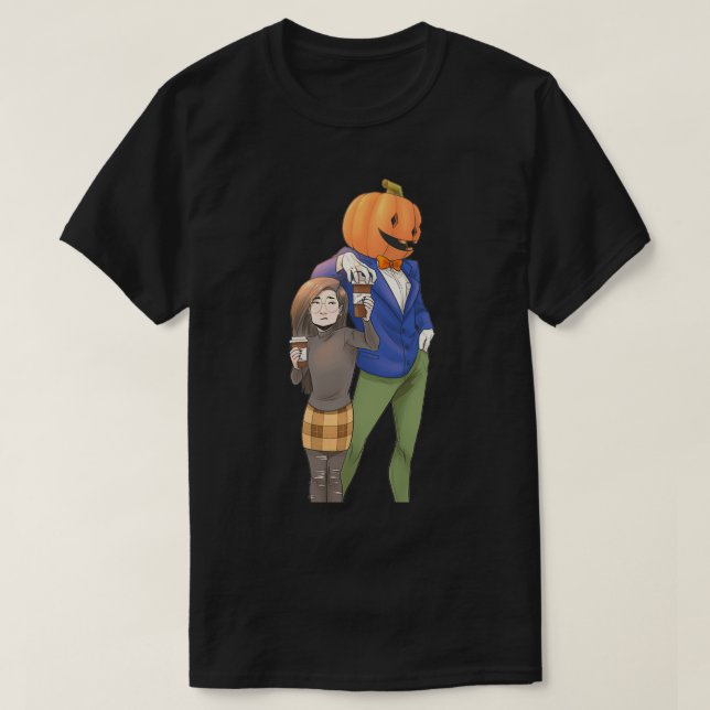 The Pumpkin Sells Real Estate Lantrell and Yumi T-Shirt (Design Front)