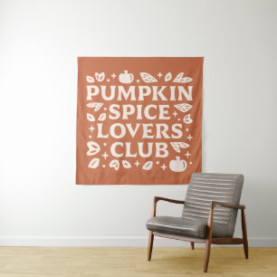 The Pumpkin Spice Lovers Club Tapestry