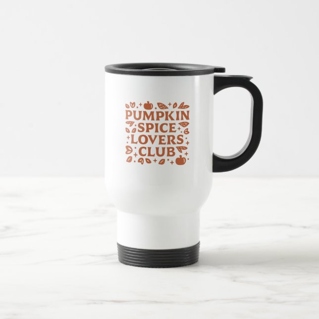 The Pumpkin Spice Lovers Club Travel Mug (Right)