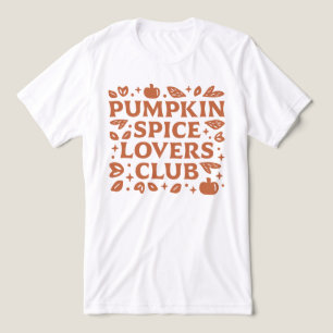 The Pumpkin Spice Lovers Club Tri-Blend Shirt
