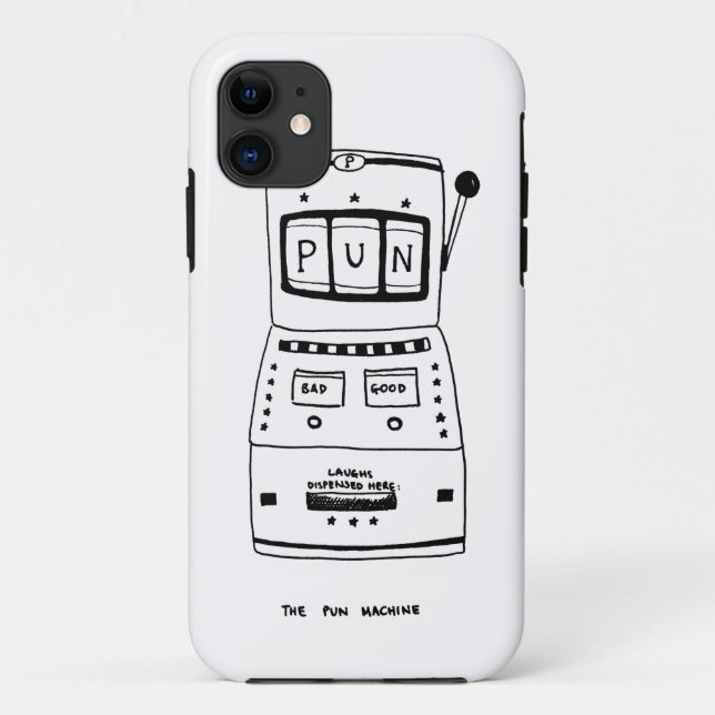 The Pun Machine Case-Mate iPhone Case (Back)