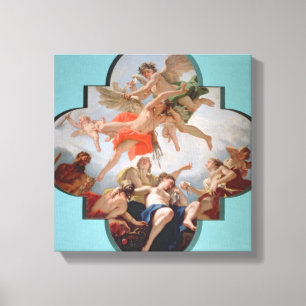 The Punishment of Cupid (oil on canvas) Canvas Print