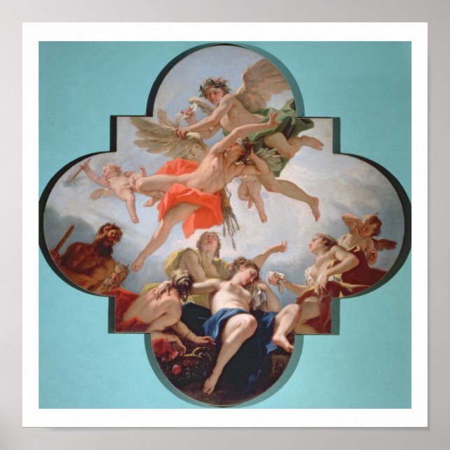 The Punishment of Cupid (oil on canvas) Poster (Front)