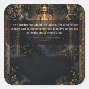 The Punishment of the Wise — via Emerson Sticker