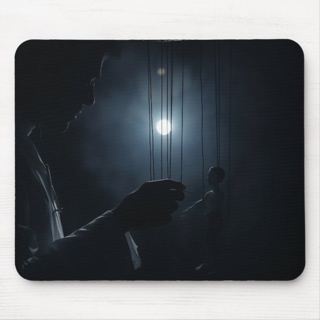 “The Puppet Surgeon” — Strings of Control Mouse Mat (Front)