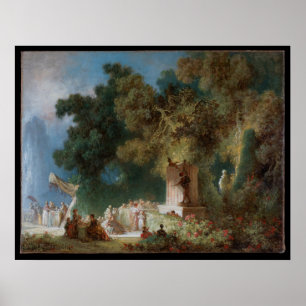 The Puppets – Fragonard Theatrical Scene Poster