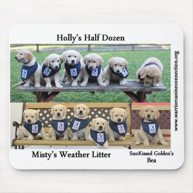 The Puppies of WCC Mousepad (Front)
