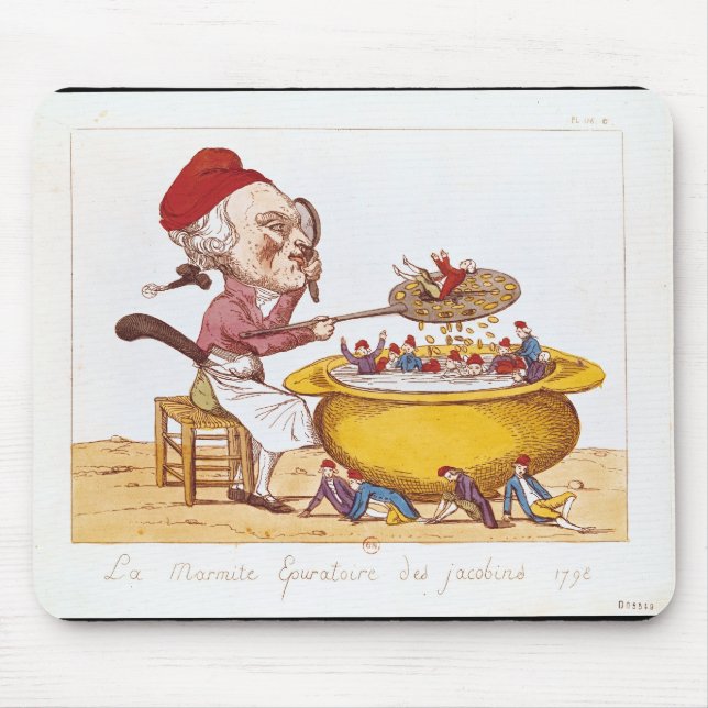 The Purifying Pot of the Jacobins, 1793 Mouse Mat (Front)