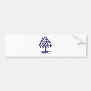 The Purple Blossom Bumper Sticker
