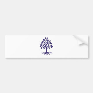 The Purple Blossom Bumper Sticker
