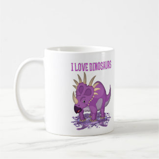 The Purple Dinosaur, fun dinosaur..  Coffee Mug