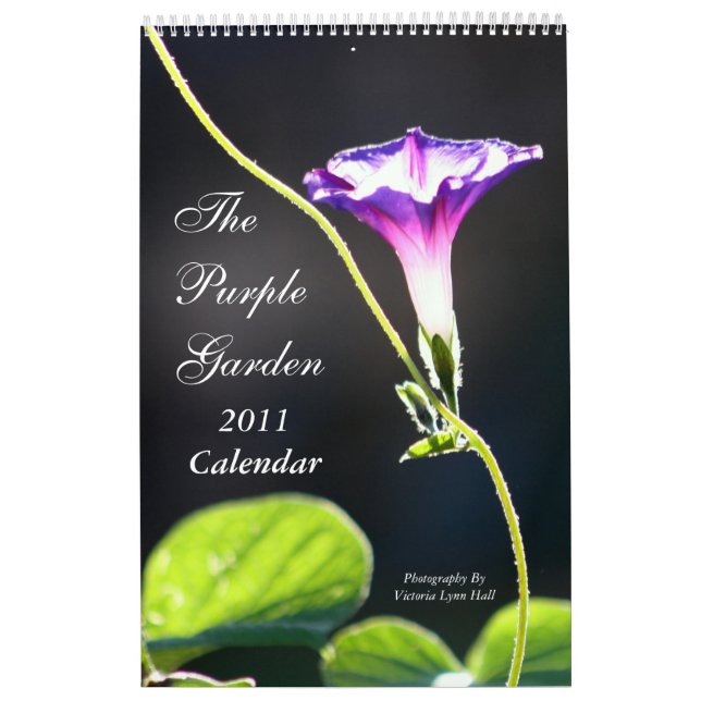 The Purple Garden 2011 Calendar (Cover)