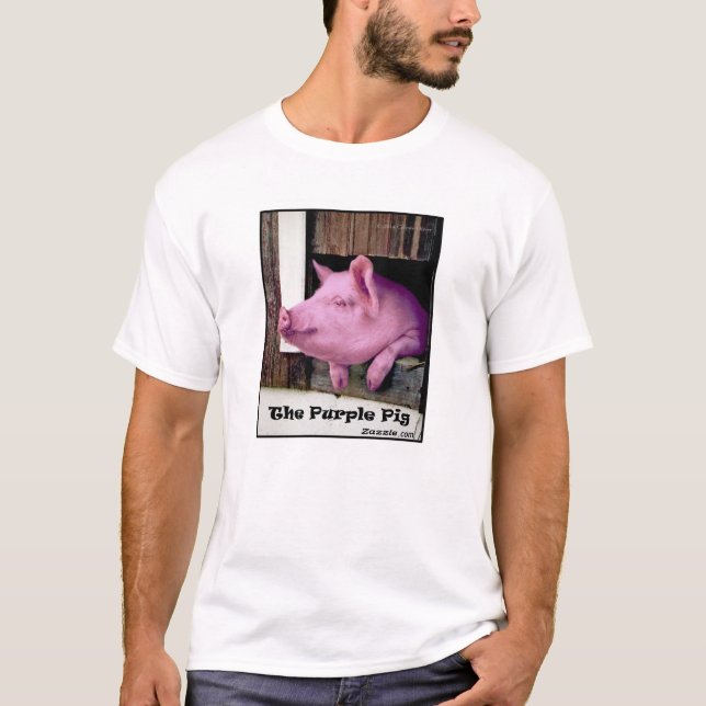 The Purple Pig Men's T-shirt (Front)