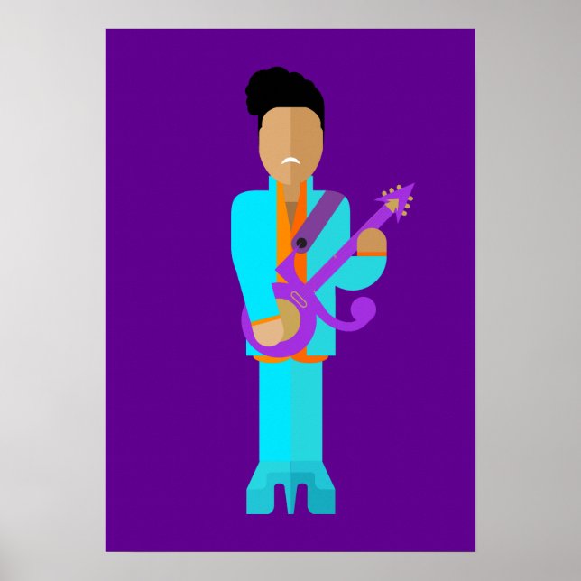 The Purple Pixie – Funk Legend Art Print (2) (Front)