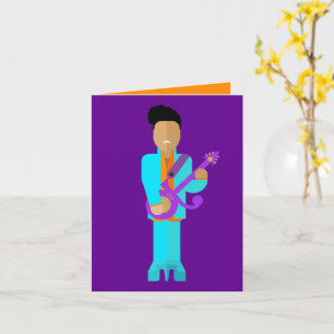 The Purple Pixie – Funk Legend Greeting Card