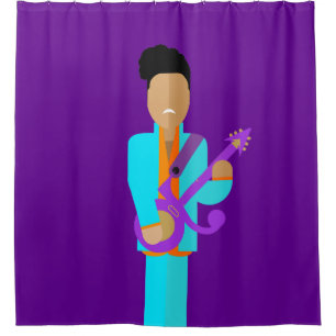 The Purple Pixie – Funk Legend Shower Curtain