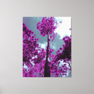 The Purple Tree Canvas Print