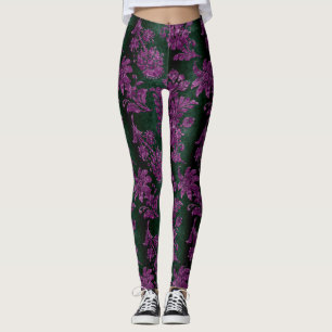 The Purple Velvet  Series Design 9  Leggings