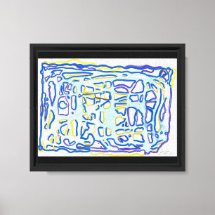 The Purplue Webbing Canvas Print