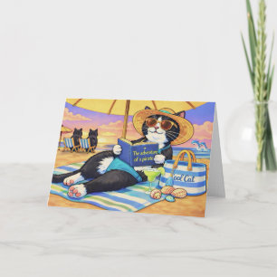 The Purrfect Beach Day, Cat Card