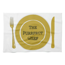 The Purrfect Chef- Funny Kitchen Towels