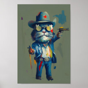 The Purrfect Sheriff: Meowdy, Cowboy Cat Sheriff  Poster
