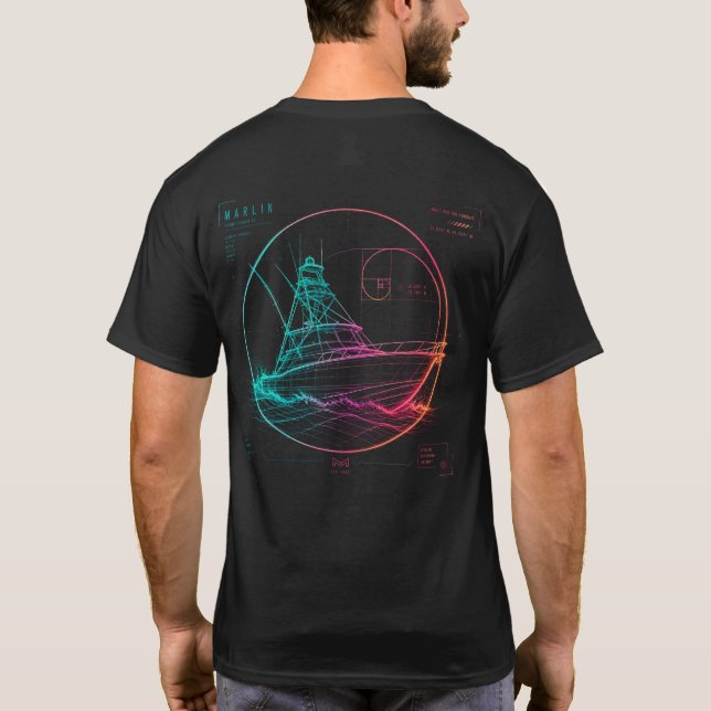The Pursuit Blueprint T-Shirt (Back)