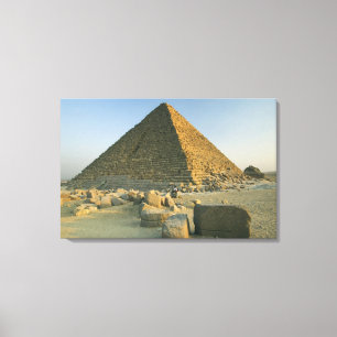 The Pyramids of Giza, which are alomost 5000 2 Canvas Print