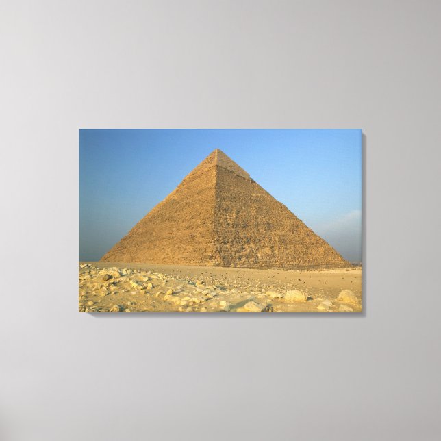 The Pyramids of Giza, which are alomost 5000 Canvas Print (Front)