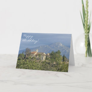 The Pyrenees, France birthday card