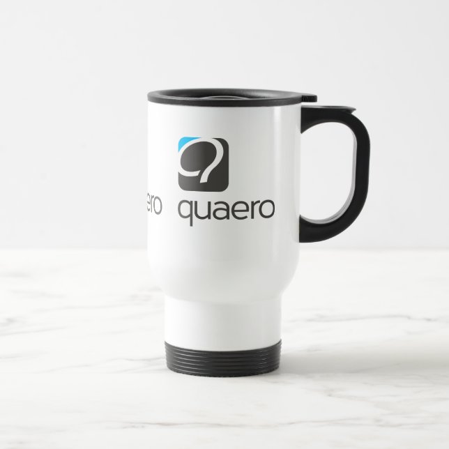 The Q Travel Mug - Quaero Blue (Right)
