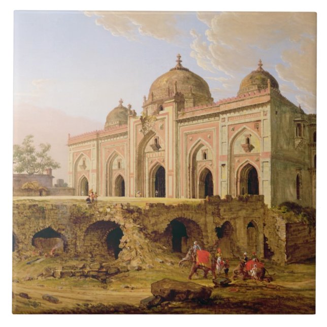 The Qal' A-l-Kuhna Masjid, Purana Qila, Delhi, c.1 Tile (Front)