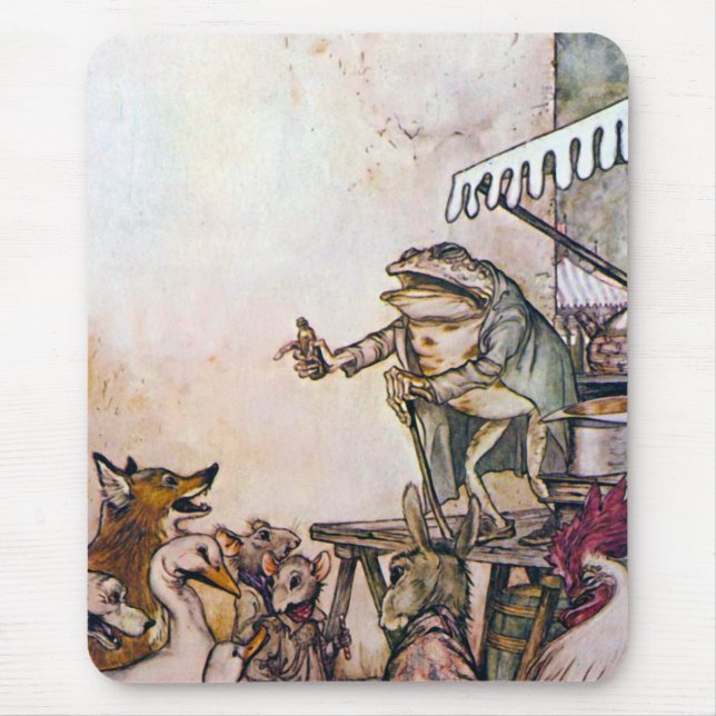 The Quack Frog Mouse Mat (Front)