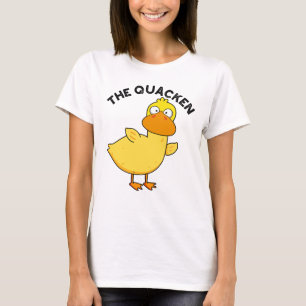 The Quacken Funny Duck Pun  T-Shirt