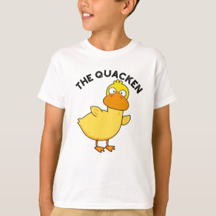 The Quacken Funny Duck Pun  T-Shirt