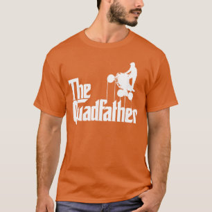 The Quadfather ATV Four Wheeler Quad Bike Gift fun T-Shirt