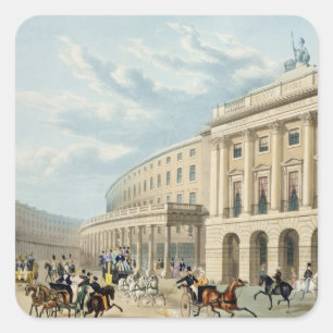 The Quadrant, Regent Street, from Piccadilly Circu Square Sticker