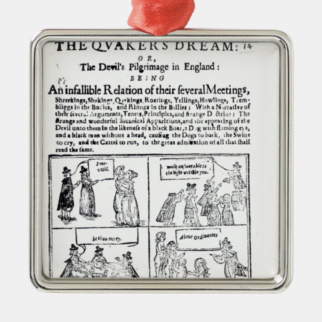 The Quakers Dream Metal Tree Decoration (Front)