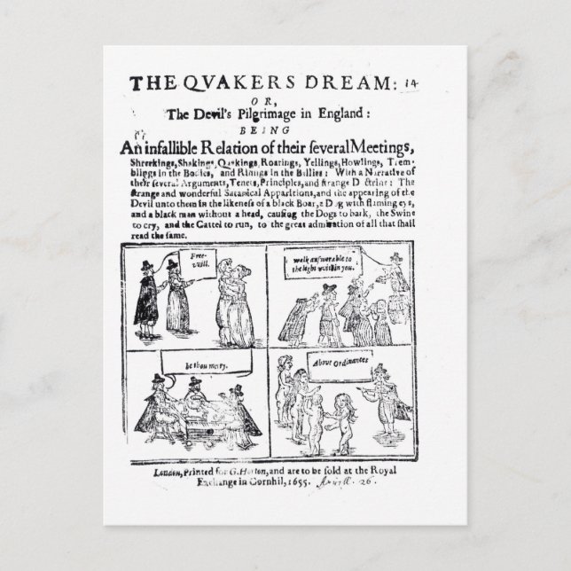 The Quakers Dream Postcard (Front)